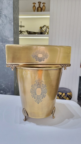 ست سطل و جادستمال برنجی وارداتی برند مپکو